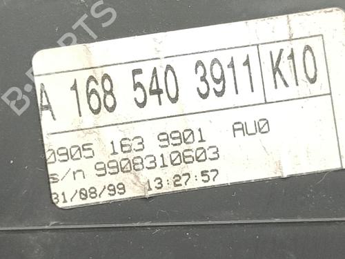Instrument cluster MERCEDES-BENZ A-CLASS (W168) A 160 (168.033, 168.133) | BP22902610C47 