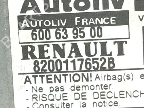 Airbag module RENAULT SCÉNIC I MPV (JA0/1_, FA0_) 1.9 dCi (JA05, JA1F) | BP29262186M53 