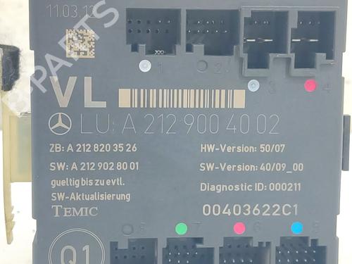 Comfort control module MERCEDES-BENZ C-CLASS (W204) C 200 CDI (204.001) | BP26321948M56 