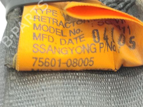 Sicherheitsgurt hinten rechts SSANGYONG REXTON / REXTON II (GAB_) 2.7 Xdi | BP29194992I28 