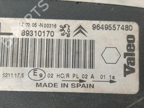 Left headlight CITROËN XSARA PICASSO (N68) 2.0 HDi | BP17834002C28 