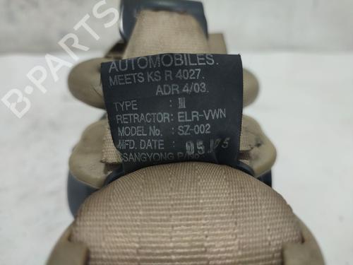 Rear left seatbelt SSANGYONG RODIUS I 2.7 Xdi | BP26220748I29