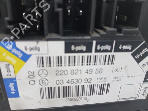 Elektronische module MERCEDES-BENZ S-CLASS (W220) S 400 CDI (220.028, 220.128) | BP10013393M83 