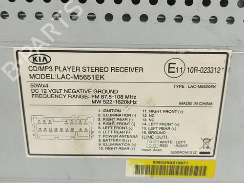 Radio KIA SPORTAGE II (JE_, KM_)  | BP28295035E6 