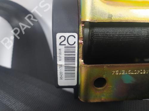 Rear center seatbelt CITROËN C6 (TD_) 2.7 HDi | BP9287836I27 
