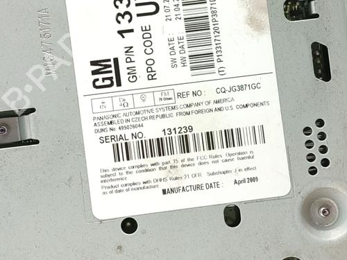 Radio OPEL INSIGNIA A Sports Tourer (G09) 2.0 CDTI (35) | BP30087950E6