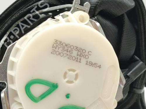 Front right seatbelt CITROËN C5 III (RD_) 2.0 HDi 165 (RDRHHA, RDRHH8) | BP33887244I25 - Image 2