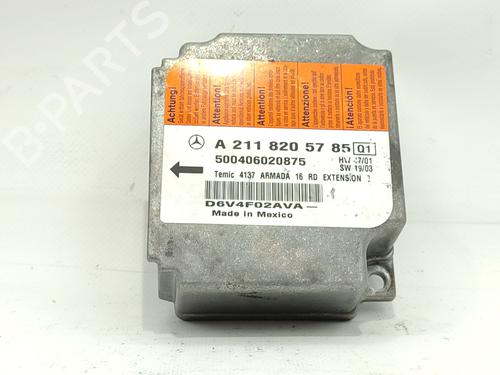 Airbag styreenhed MERCEDES-BENZ E-CLASS (W211) E 220 CDI (211.006) (150 hp) 29220589