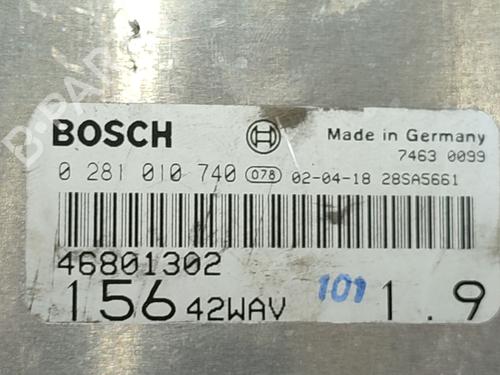 Engine control unit (ECU) ALFA ROMEO 156 Sportwagon (932_) 1.9 JTD (932B2B, 932B2C) | BP31651110M57