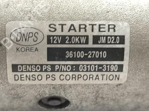 Starter KIA CARENS III MPV (UN) 2.0 CRDi 140 | BP30136322M8