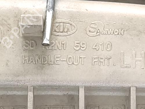 Front left exterior door handle KIA CARENS I MPV (FC, FJ) 2.0 CRDi | BP30052826C128 