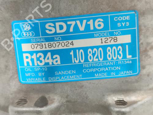 AC compressor SEAT TOLEDO II (1M2)  | BP16670748M34 