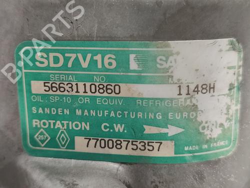 AC compressor RENAULT CLIO II (BB_, CB_)  | BP17483573M34 