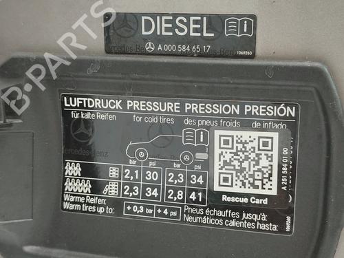 Fuel flap MERCEDES-BENZ R-CLASS (W251, V251)  | BP16026612C131 
