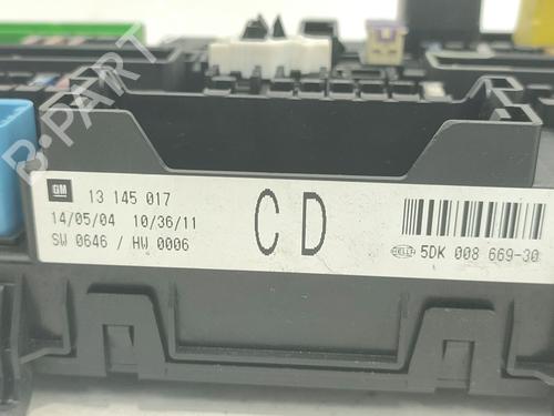 Fuse box OPEL ASTRA H (A04) 1.7 CDTI (L48) | BP31860127E1