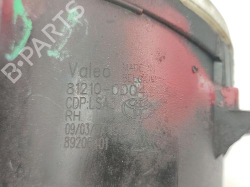 Right front fog light TOYOTA AVENSIS Estate (_T25_) 2.2 D-4D (ADT251_, ADT251R) | BP29921296C31
