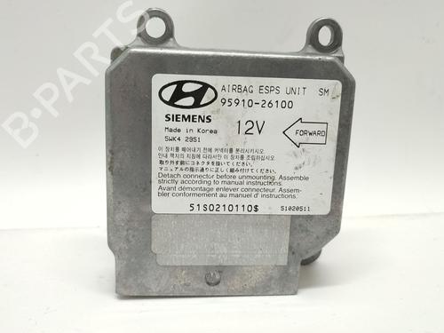 Used ECU airbags ECU airbags HYUNDAI SANTA FÉ I (SM) 2.4 16V (146 hp) 40044416 40044416