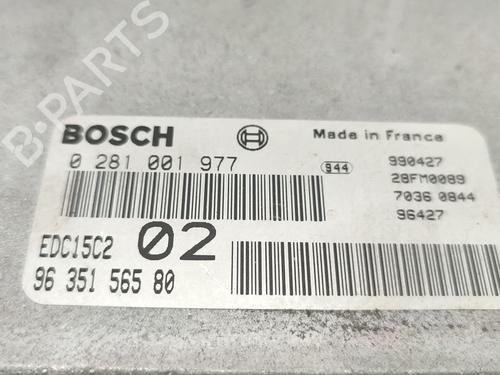 Engine control unit (ECU) PEUGEOT 406 (8B) 2.0 HDI 110 | BP25882957M57 
