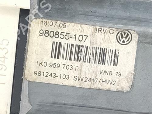 Rudehejsemotor bagstkærm venstre VW PASSAT B6 (3C2) 2.0 TDI 16V | BP30851298E23