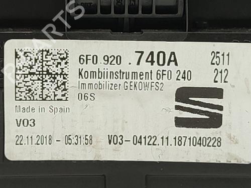 Instrument cluster SEAT IBIZA V (KJ1, KJG) 1.0 MPi | BP15372128C47 