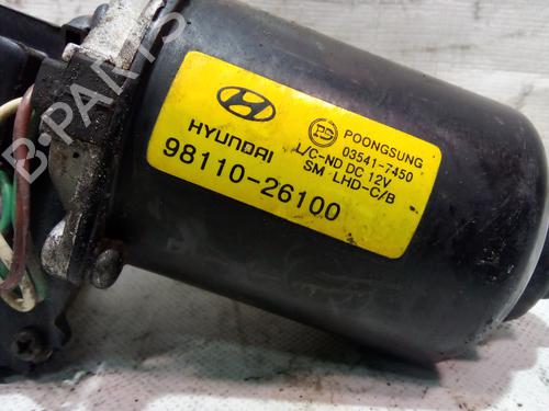 Front wiper motor HYUNDAI SANTA FÉ I (SM) 2.0 CRDi | BP7127856M29 