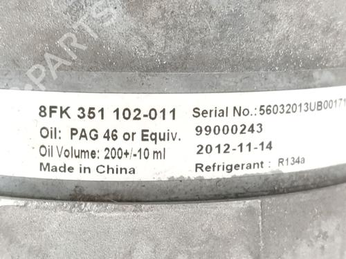 AC compressor OPEL ASTRA F Hatchback (T92) 1.4 i (F08, M08, F68, M68) | BP30109291M34