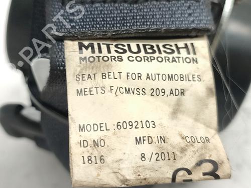 Rear left seatbelt MITSUBISHI OUTLANDER II (CW_W) 2.2 DI-D | BP30055918I29 