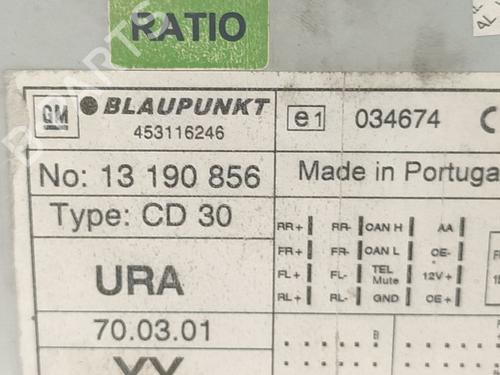 Radio OPEL ASTRA H (A04) 1.7 CDTI (L48) | BP30195766E6 