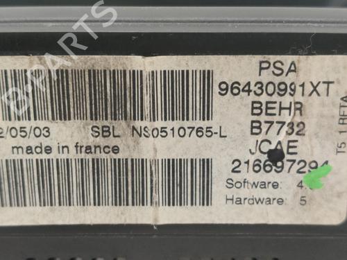 Climate control PEUGEOT 307 (3A/C) 1.6 16V | BP25375194I5 