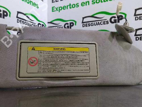 Used Right sun visor TOYOTA AVENSIS (_T25_) [2003-2008]  7142406