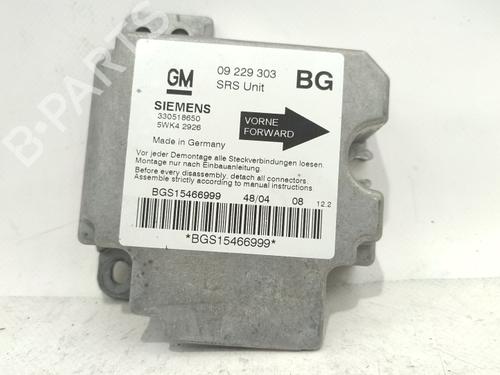 Used ECU airbags ECU airbags OPEL ZAFIRA A MPV (T98) 2.2 DTI 16V (F75) (125 hp) 40496382 40496382