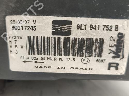 Højre forlygte SEAT CORDOBA (6L2) 1.9 TDI | BP23993067C29 