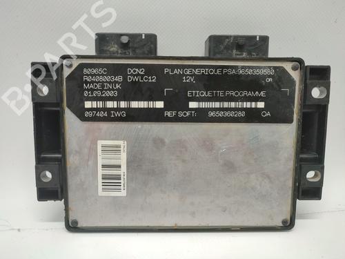 Used Engine control unit (ECU) PEUGEOT PARTNER MPV (5_, G_) 1.9 D (69 hp) 31586112