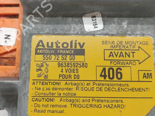 ECU airbags PEUGEOT 406 (8B)  | BP18297856M53 