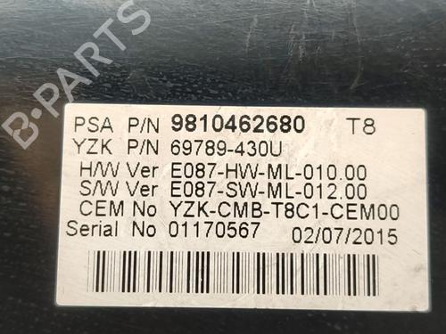 Instrument cluster PEUGEOT 3008 I MPV (0U_) 1.2 | BP26010039C47 