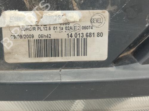 Left headlight PEUGEOT EXPERT Tepee (VF3X_)  | BP19323835C28 