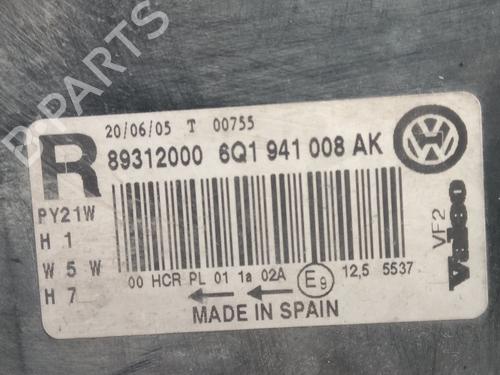 Right headlight VW POLO (9N_, 9A_)  | BP24035478C29 
