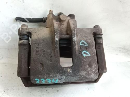 Used Right front brake caliper TOYOTA COROLLA (_E12_) 2.0 D-4D (CDE120R, CDE120L_) (116 hp) 29233209