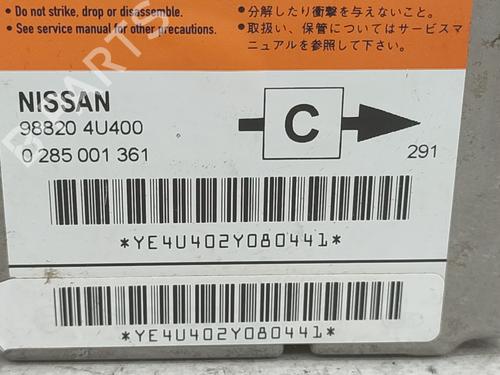 ECU airbags NISSAN ALMERA TINO (V10)  | BP18086476M53 