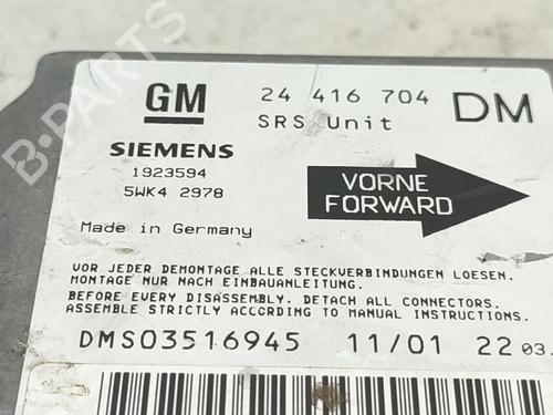 Kollisjonspute styreenhet OPEL ZAFIRA A MPV (T98) 2.0 DTI 16V (F75) | BP25122892M53 