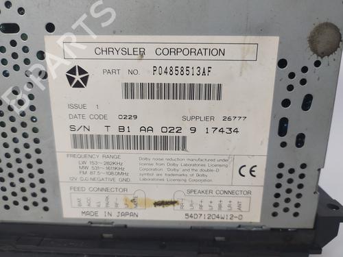 Radio CHRYSLER 300M (LR) 3.5 V6 24V | BP12992158E6