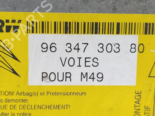 ECU airbags CITROËN BERLINGO / BERLINGO FIRST Box Body/MPV (M_) 1.9 D 70 (MBWJZ, MCWJZ) | BP25882974M53 