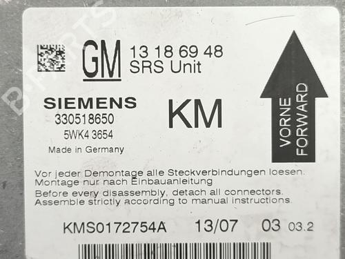 Airbag styreenhed OPEL VECTRA C GTS (Z02)  | BP28825403M53 