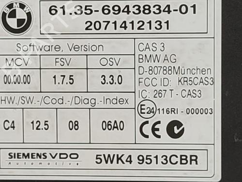 Electronic module BMW 1 (E87) 118 d | BP18724637M83 
