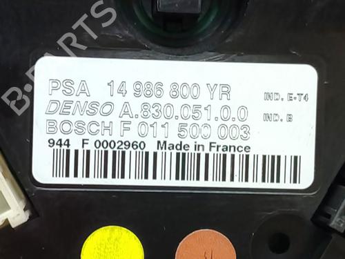 Climate control PEUGEOT 807 (EB_) 2.2 HDi | BP27330061I5 
