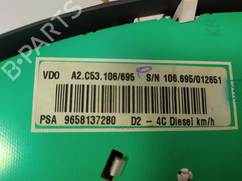 Instrument cluster PEUGEOT 407 (6D_) 1.6 HDi 110 (6D9HZC, 6D9HYC) | BP11287945C47 