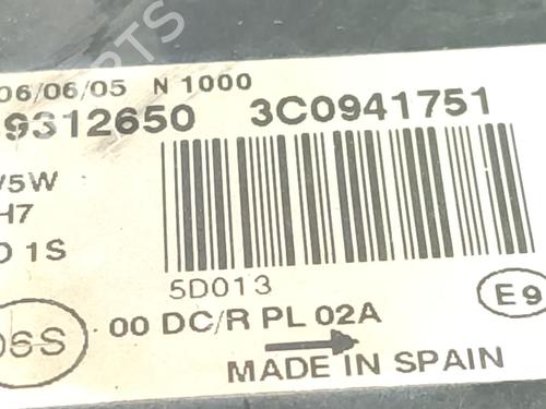 Left headlight VW PASSAT B6 (3C2) 2.0 TDI 16V | BP38776090C28 - Image 3