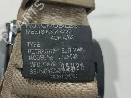 Rear left seatbelt SSANGYONG RODIUS I 2.7 Xdi | BP26220743I29 