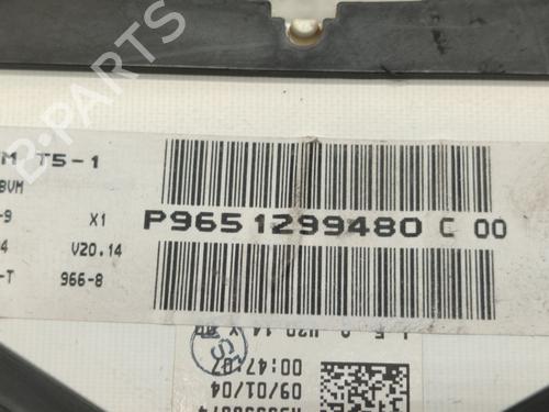 Instrument cluster PEUGEOT 307 SW (3H)  | BP17753638C47 