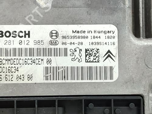 Engine control unit (ECU) CITROËN C4 I (LC_) 1.6 HDi | BP37183775M57 - Image 2